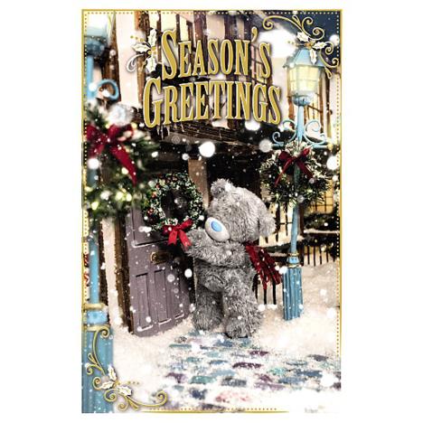 Season's Greetings Photo Finish Me To You Bear Christmas Card £1.89